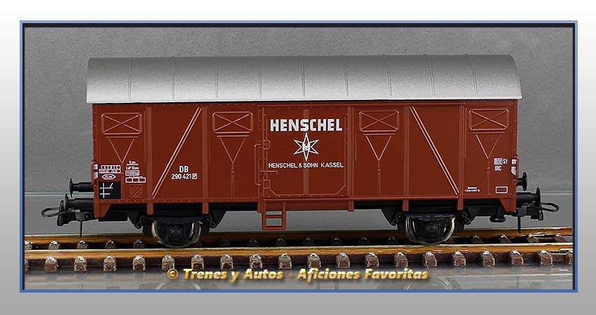 Vagón cerrado Henschel - DB